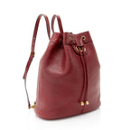Gucci Leather Rebelle Medium Backpack