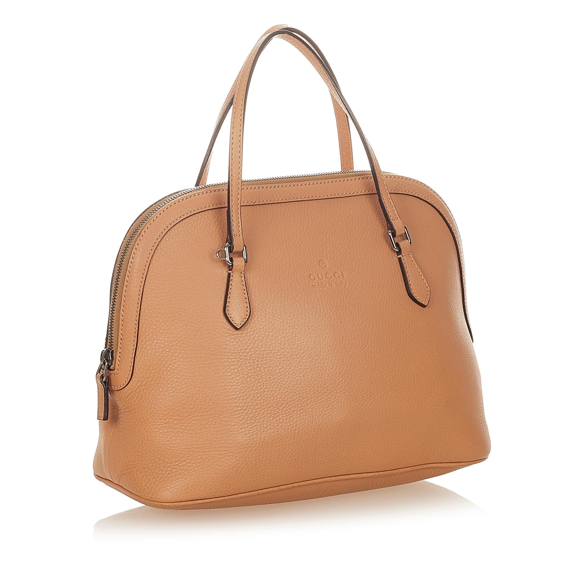 Gucci Leather Satchel (SHG-31841)