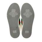 Gucci Leather Web Screener Sneakers - Size 5.5 / 35.5