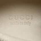 Gucci Leather Web Screener Sneakers - Size 8 / 38
