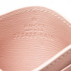 Gucci Leather Script Card Case