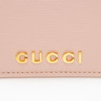Gucci Leather Script Card Case