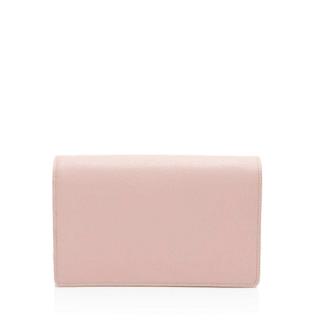 Gucci Leather Script Wallet on Chain