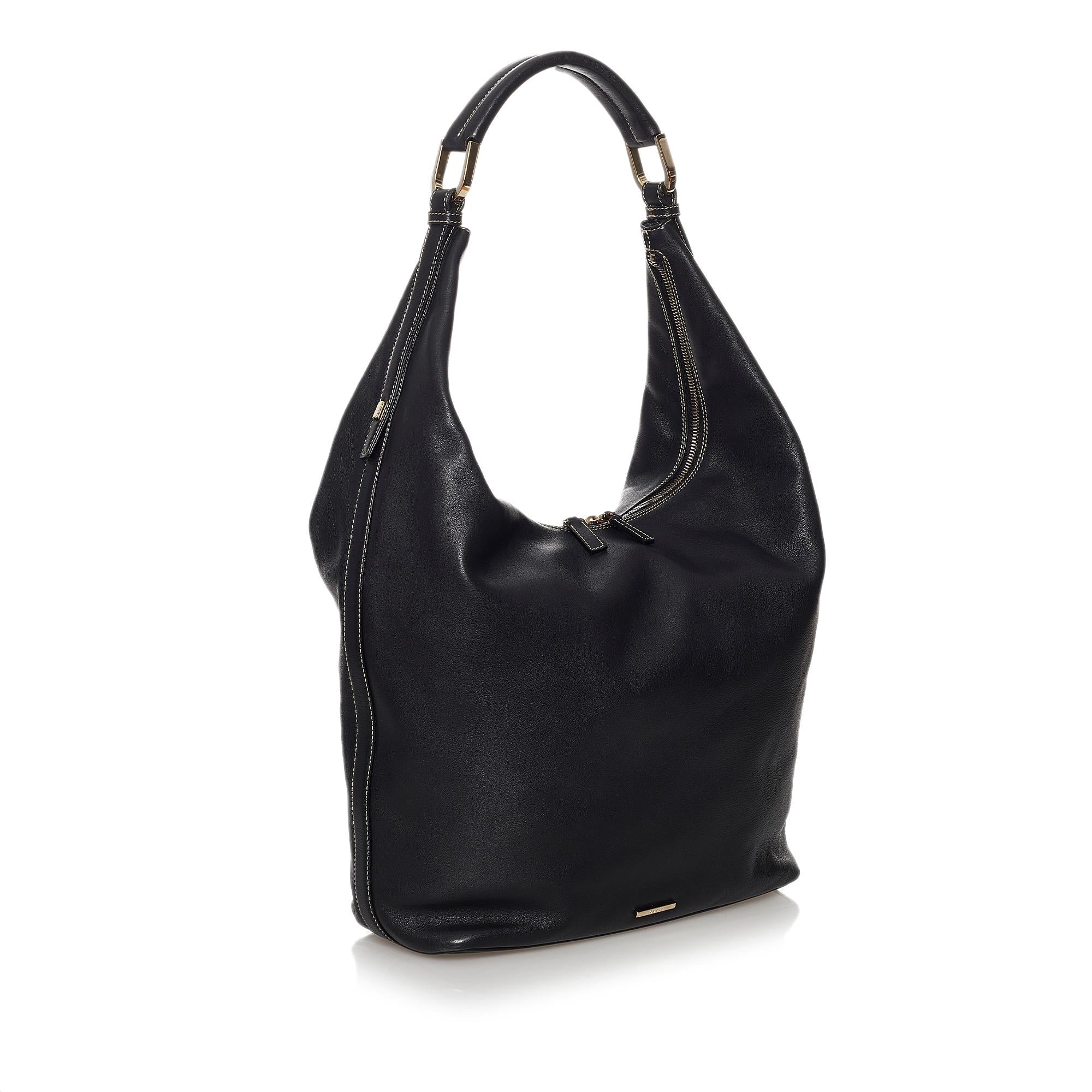 Gucci Leather Shoulder Bag (SHG-30521)