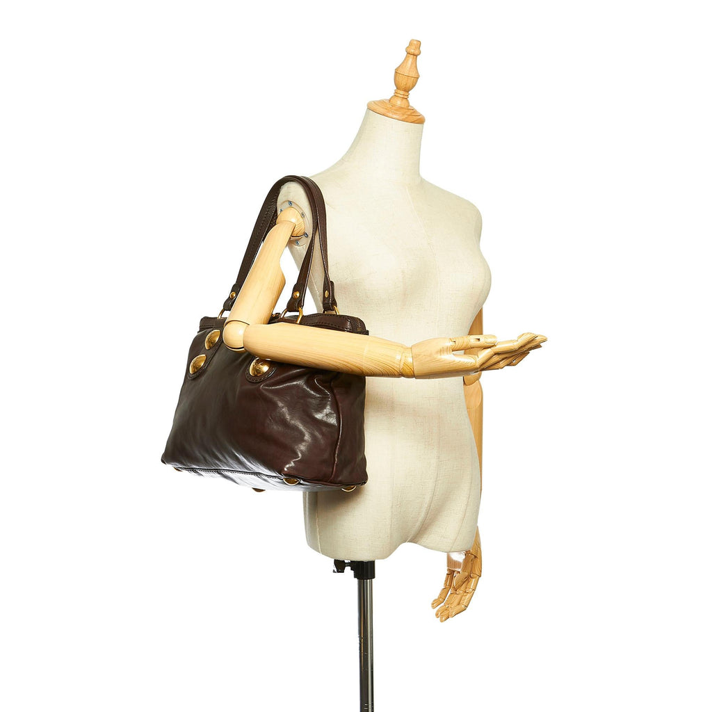 Gucci Leather Shoulder Bag (SHG-36161)
