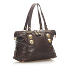 Gucci Leather Shoulder Bag (SHG-36161)