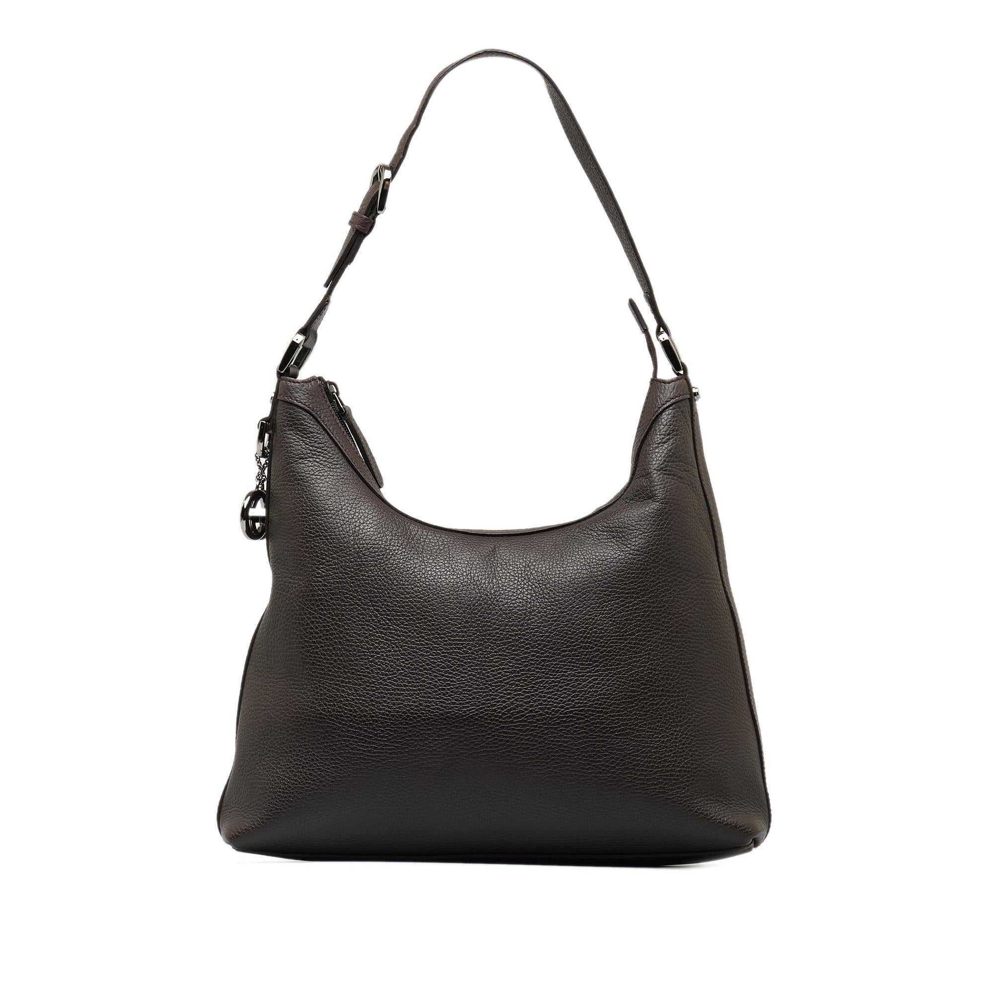 Gucci Leather Shoulder Bag (SHG-DPPcZN)