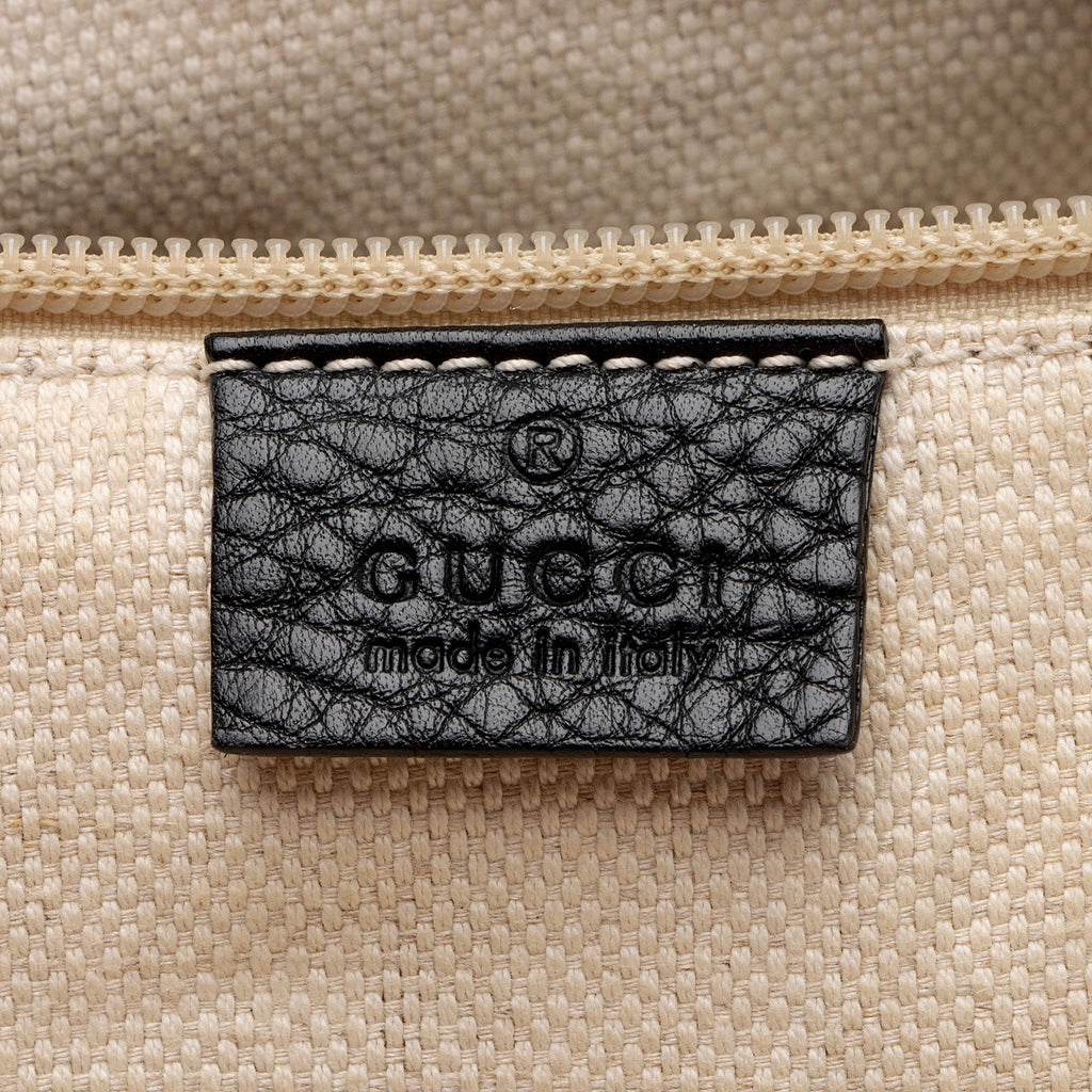 Gucci Leather Signature Web Messenger (SHF-6F03zC)