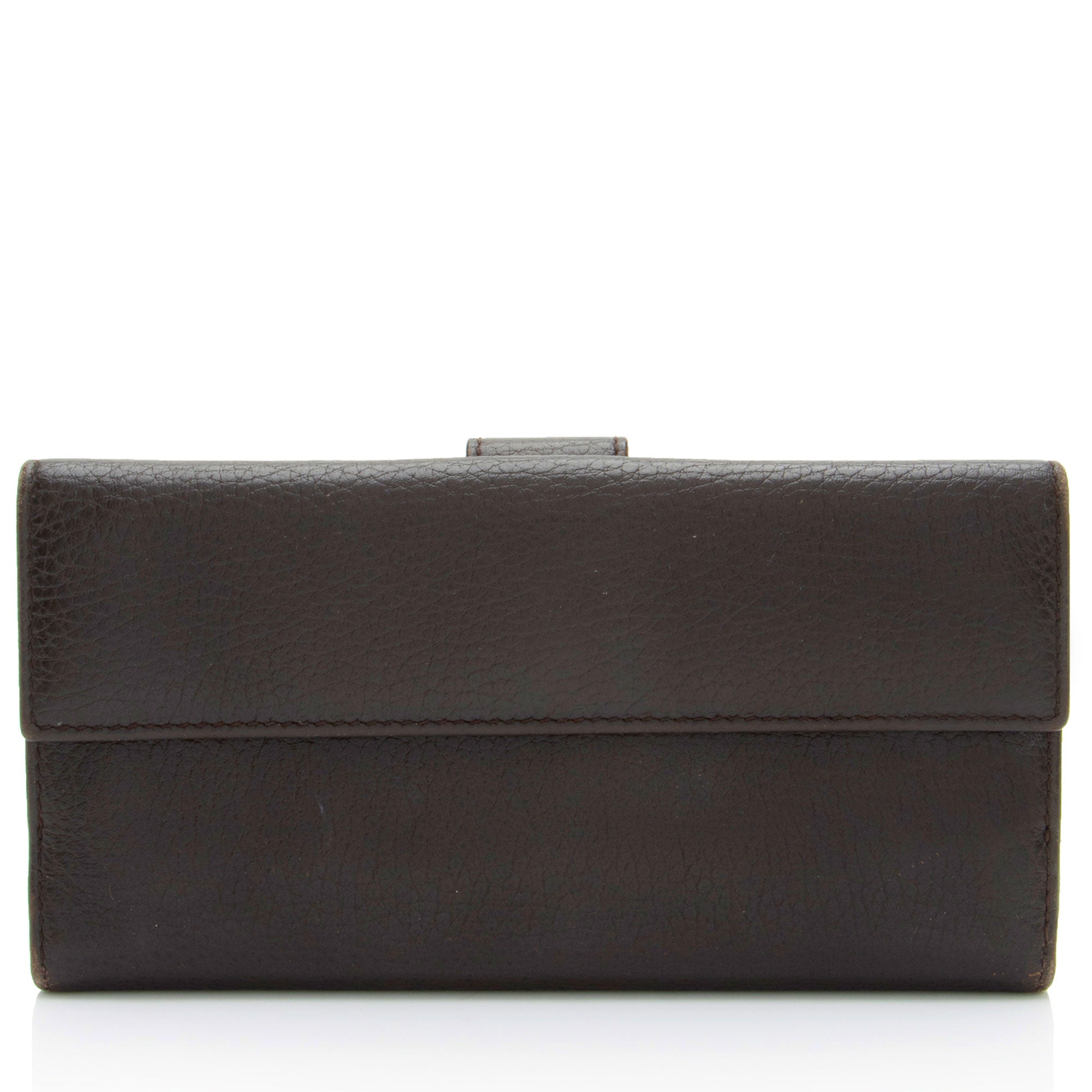 Gucci Leather Signoria Continental Wallet