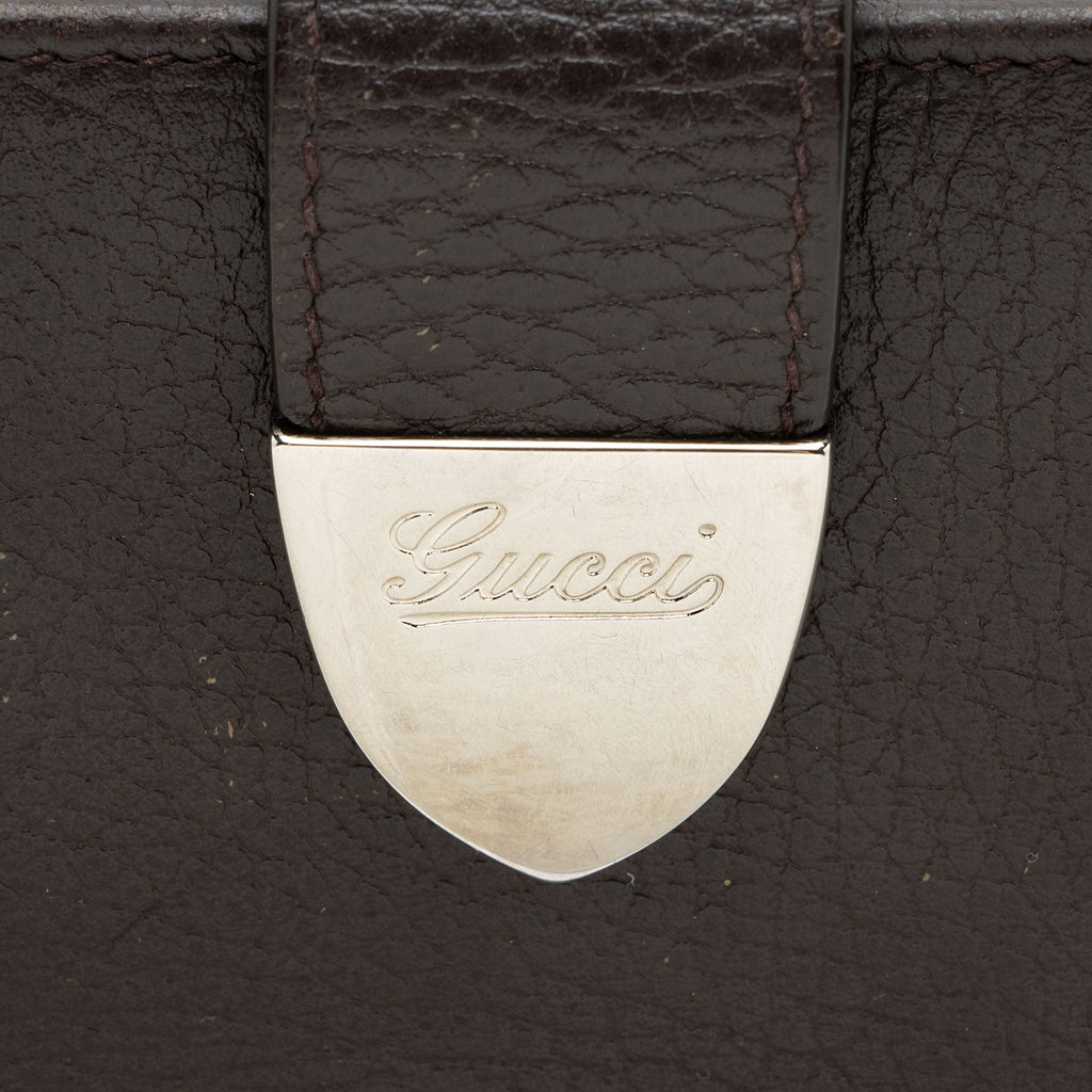 Gucci Leather Signoria Continental Wallet