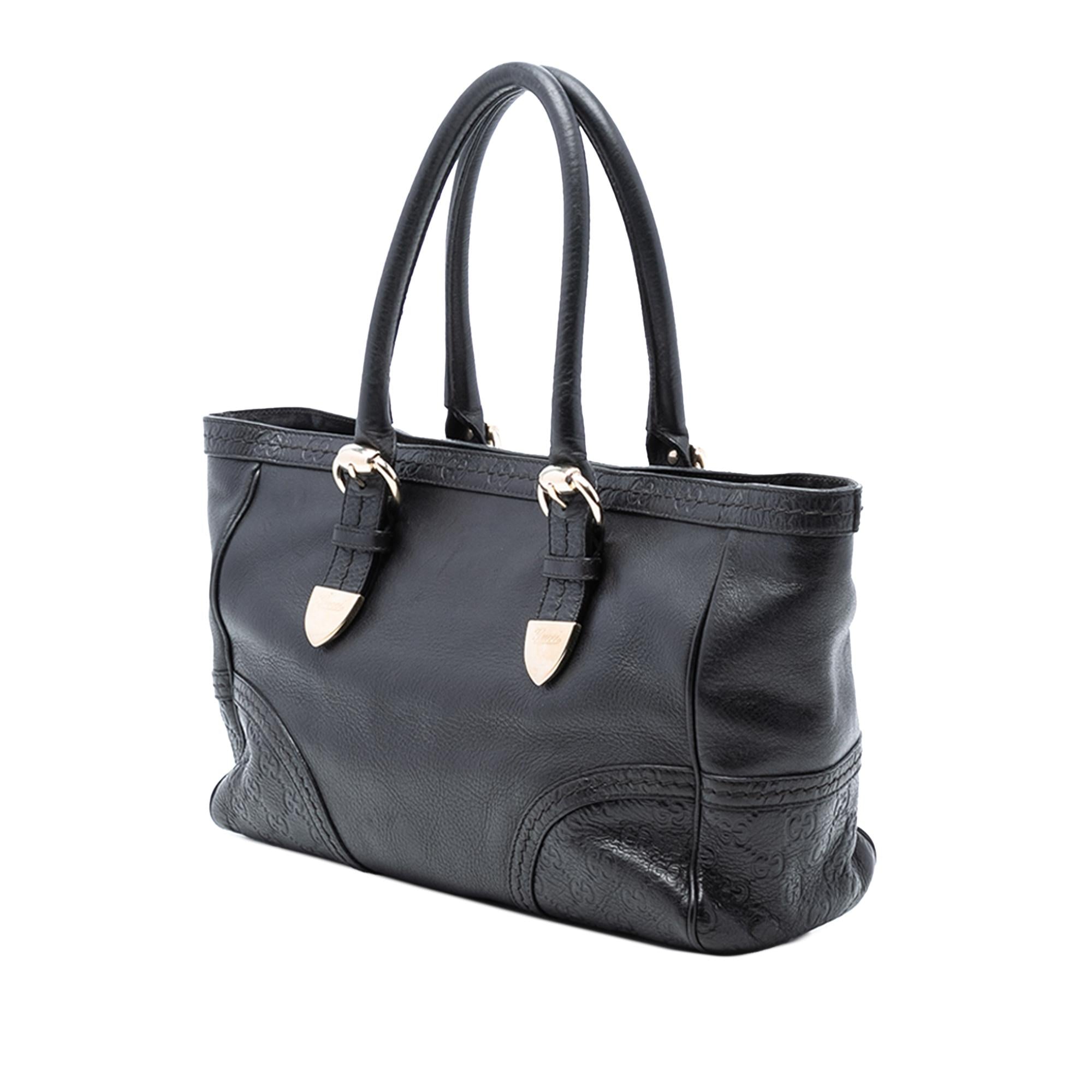 Gucci Leather Signoria Tote