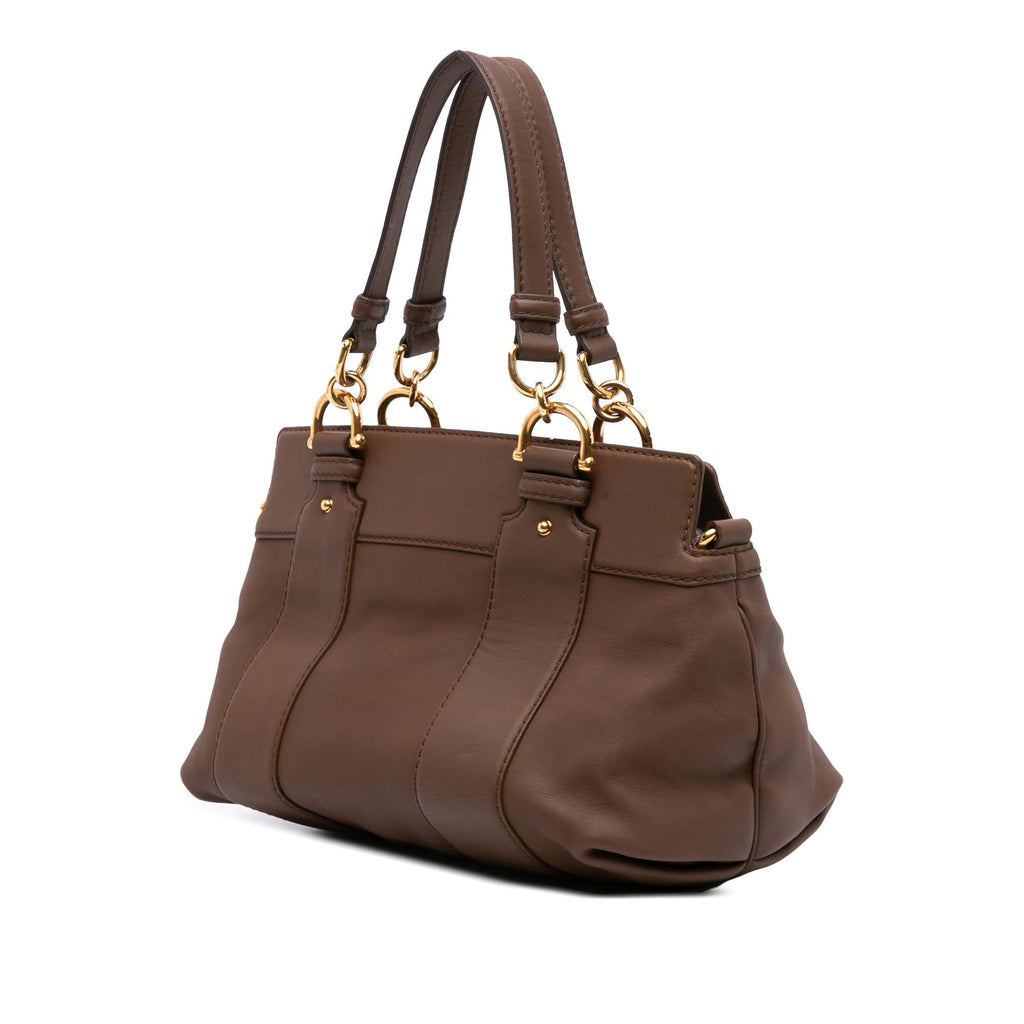 Gucci Leather Smilla Satchel