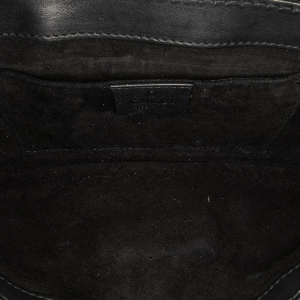 Gucci Leather Snaffle Bit Chain Shoulder Bag (SHG-wpK4Mh)