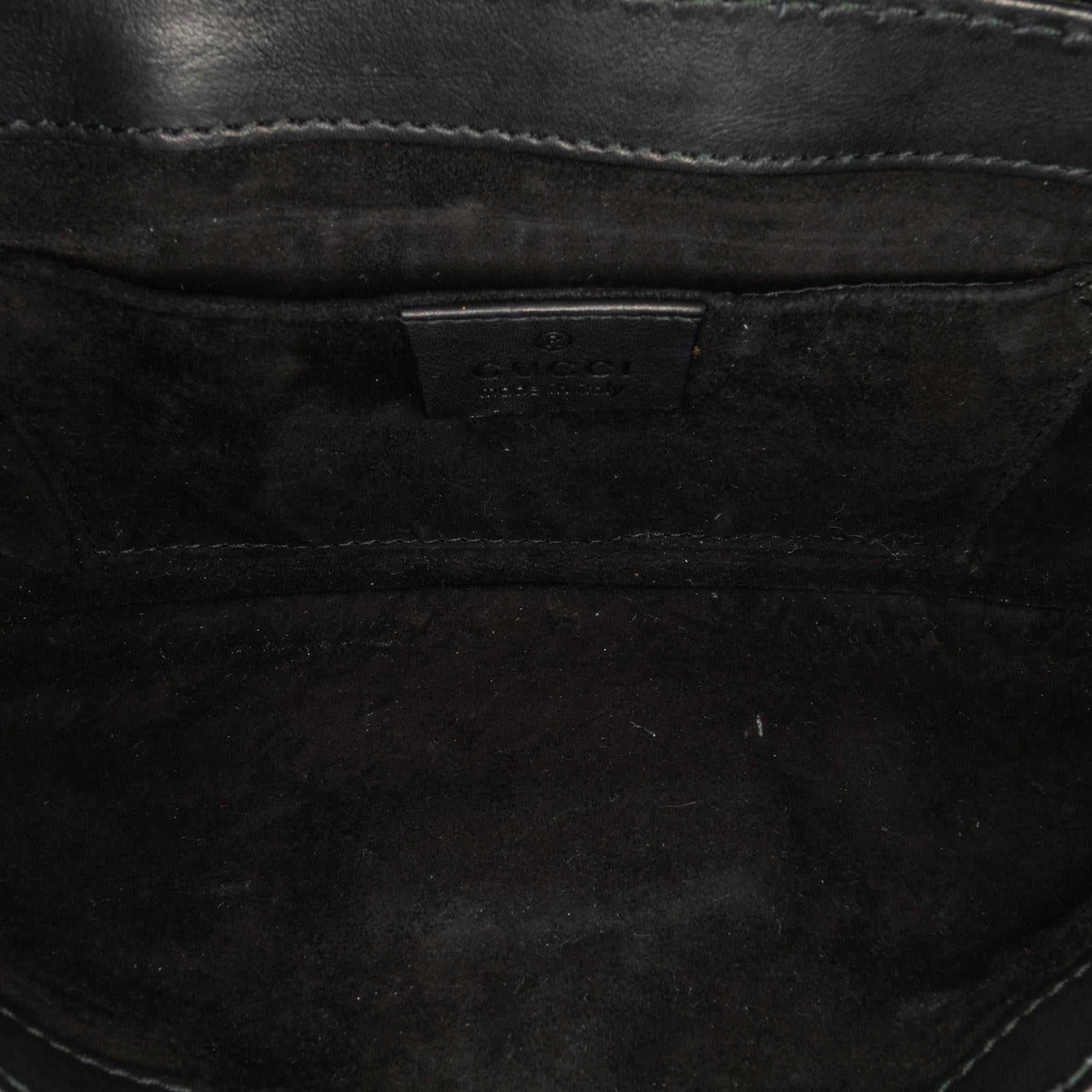 Gucci Leather Snaffle Bit Chain Shoulder Bag (SHG-wpK4Mh)