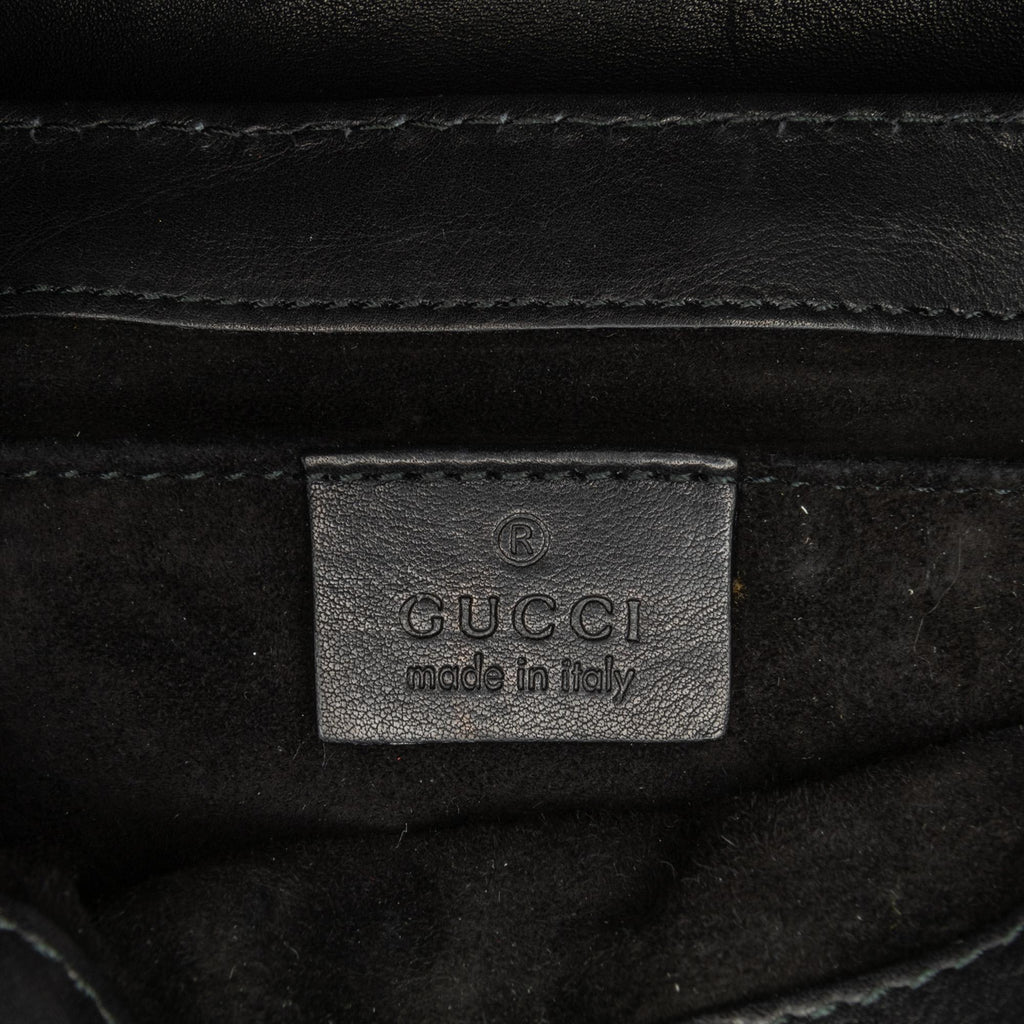 Gucci Leather Snaffle Bit Chain Shoulder Bag (SHG-wpK4Mh)