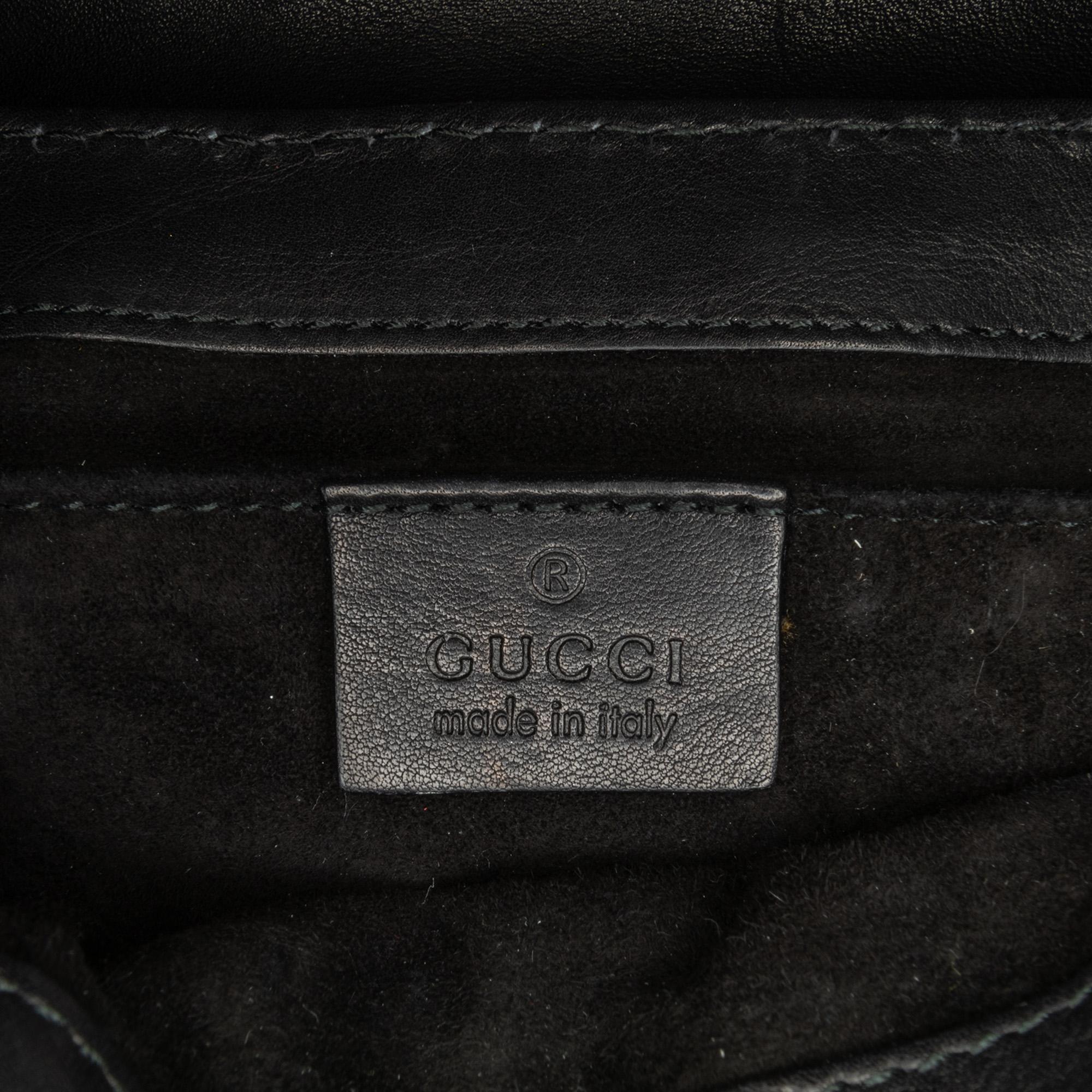 Gucci Leather Snaffle Bit Chain Shoulder Bag (SHG-wpK4Mh)