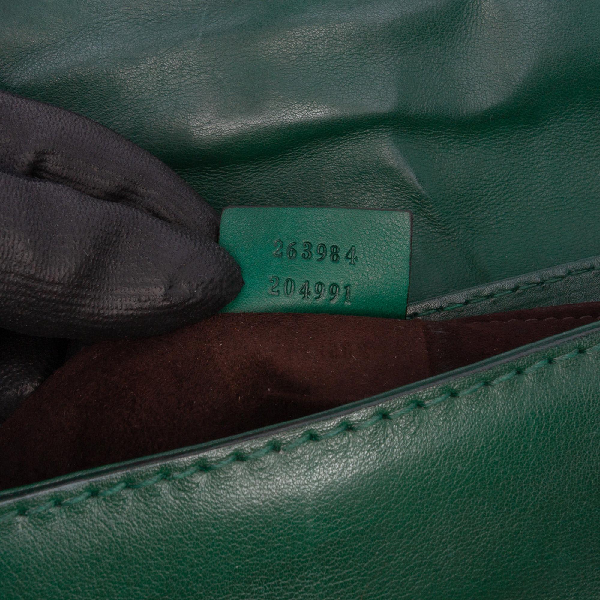 Gucci Leather Snaffle Bit Chain Shoulder Bag