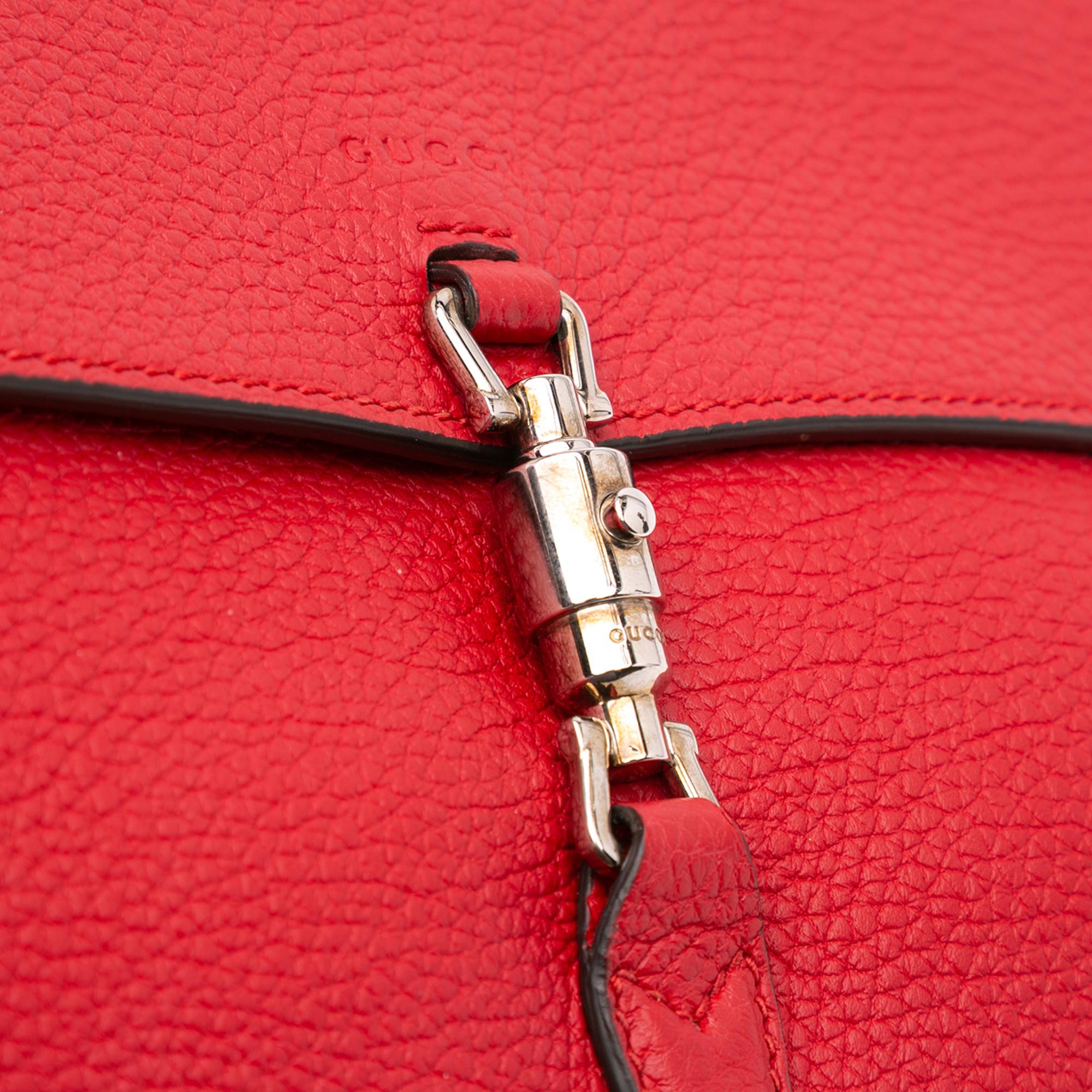 Gucci Leather Soft Jackie Convertible Crossbody