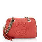 Gucci Leather Soho Chain Small Shoulder Bag (SHF-me1riu)