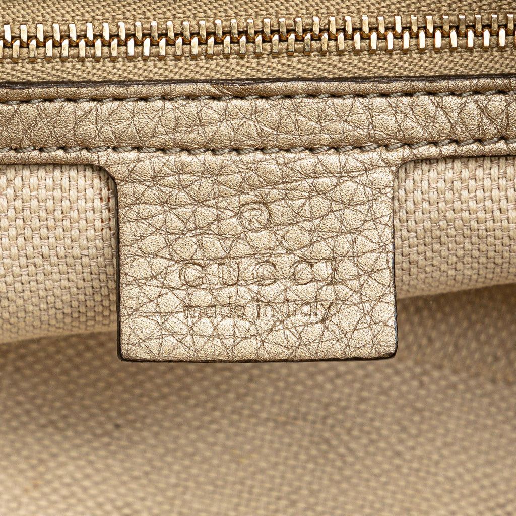 Gucci Leather Soho Chain Zip Shoulder Bag (SHG-Ej5ErC)