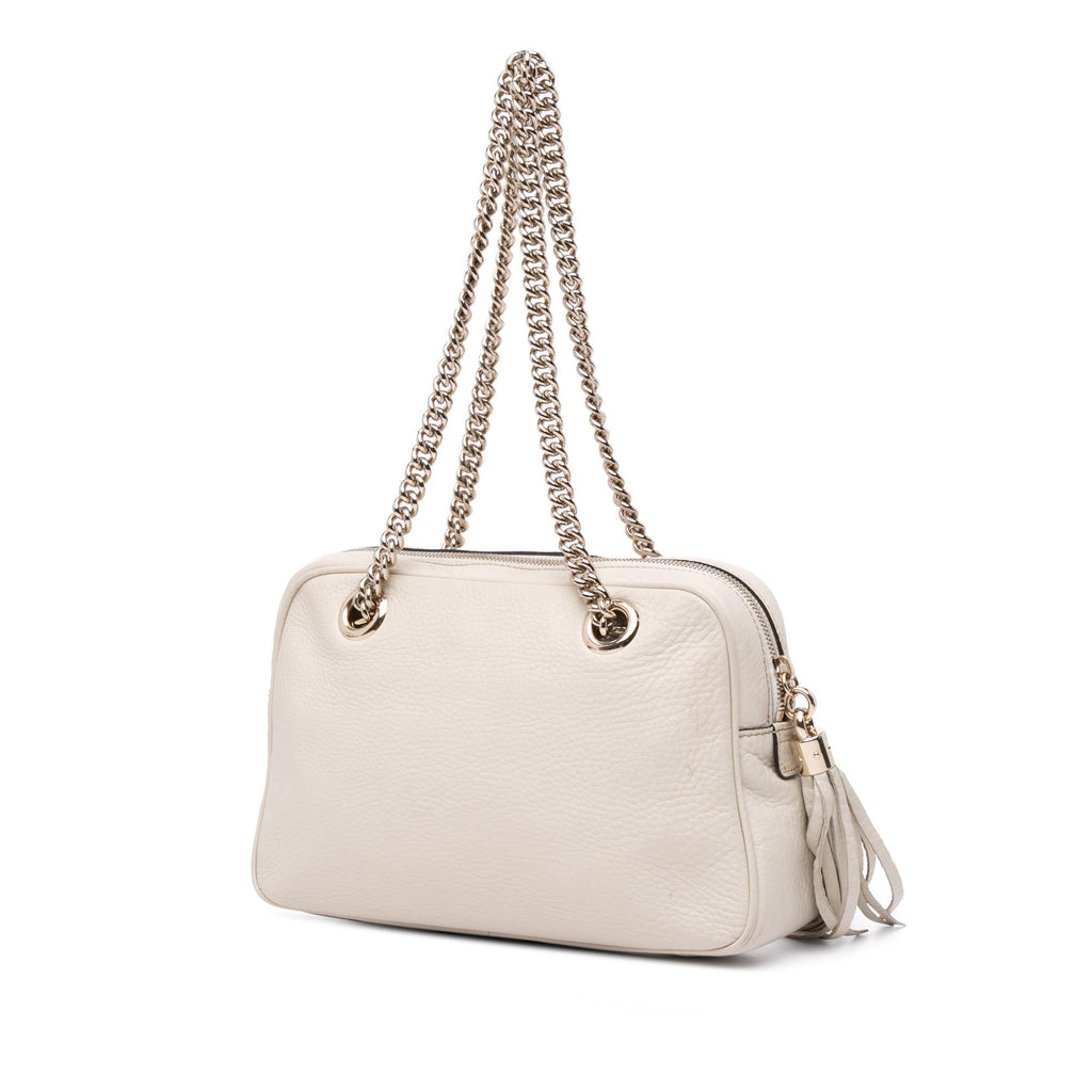 Gucci Leather Soho Chain Zip Shoulder Bag