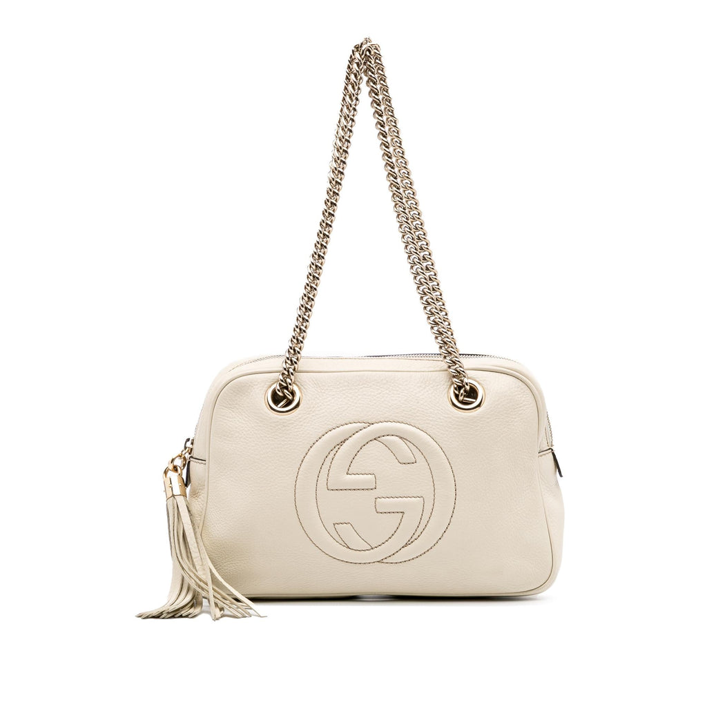 Gucci Leather Soho Chain Zip Shoulder Bag