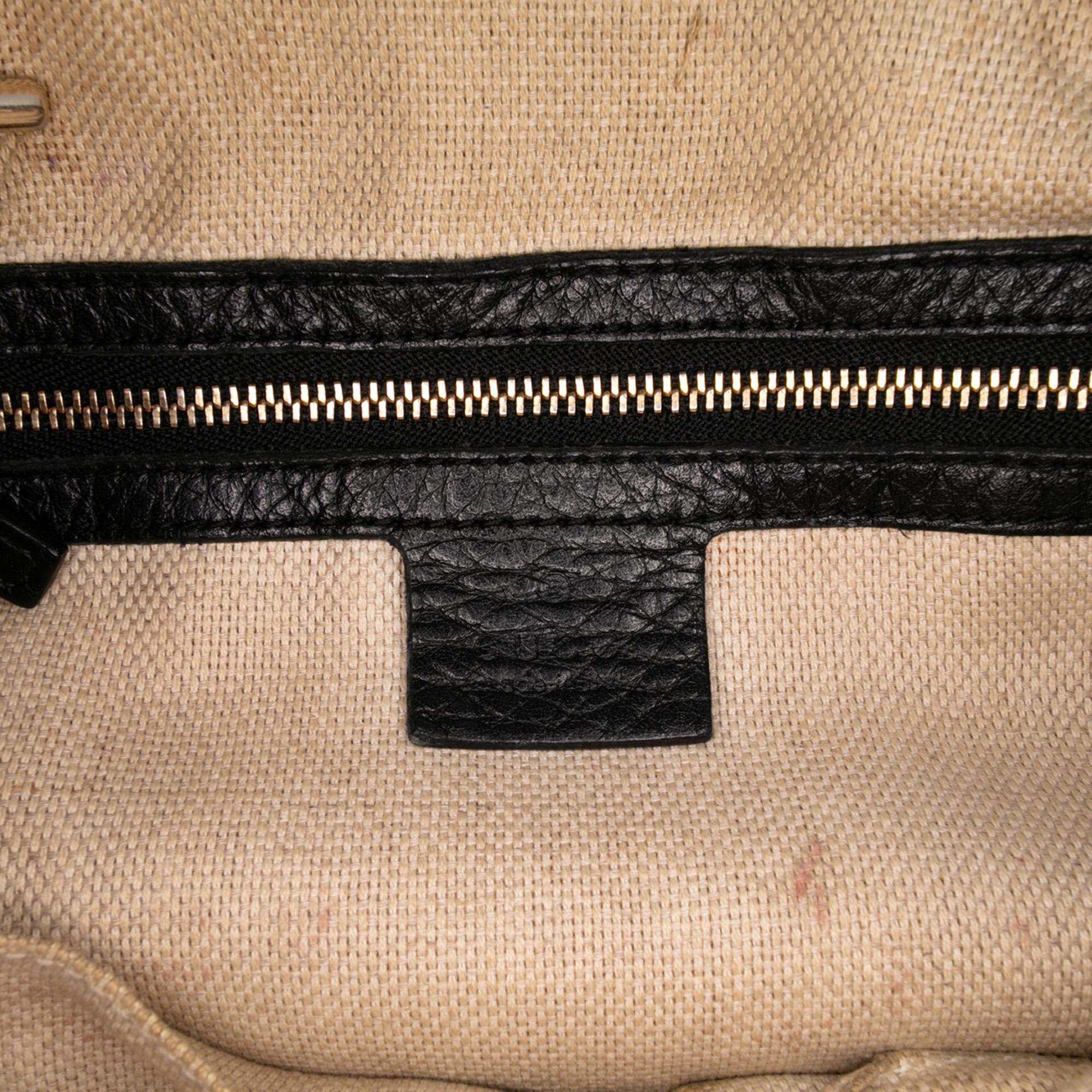 Gucci Leather Soho Chain Zip Shoulder Bag