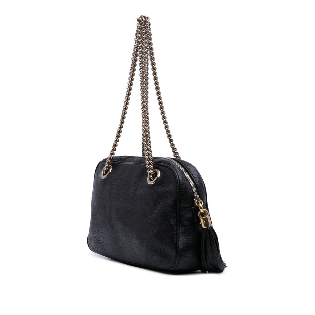 Gucci Leather Soho Chain Zip Shoulder Bag