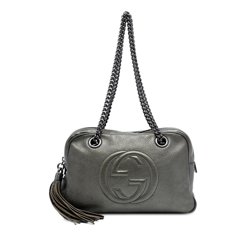 Gucci Leather Soho Chain Zip Shoulder Bag