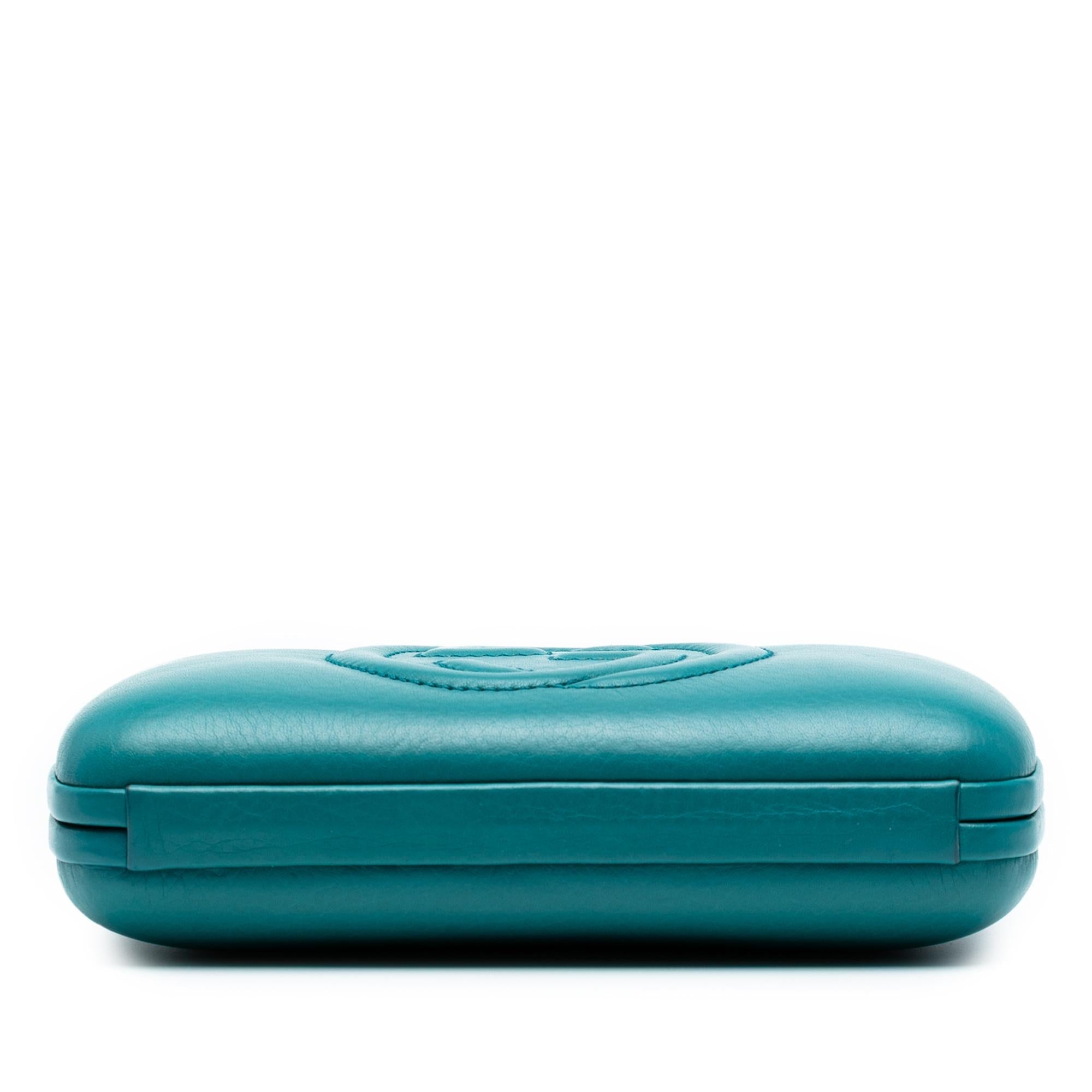 Gucci Leather Soho Clutch on Chain