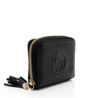 Gucci Leather Soho Compact Zip Around Wallet (SHF-VmdRHb)