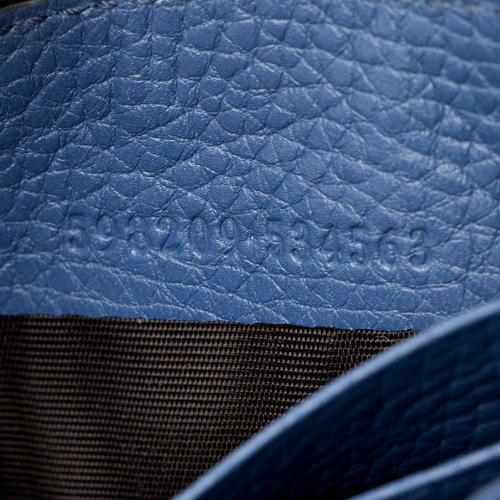 Gucci Leather Soho Compact Zip Around Wallet