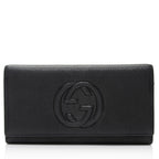 Gucci Leather Soho Continental Wallet - FINAL SALE (SHF-WW94IG)