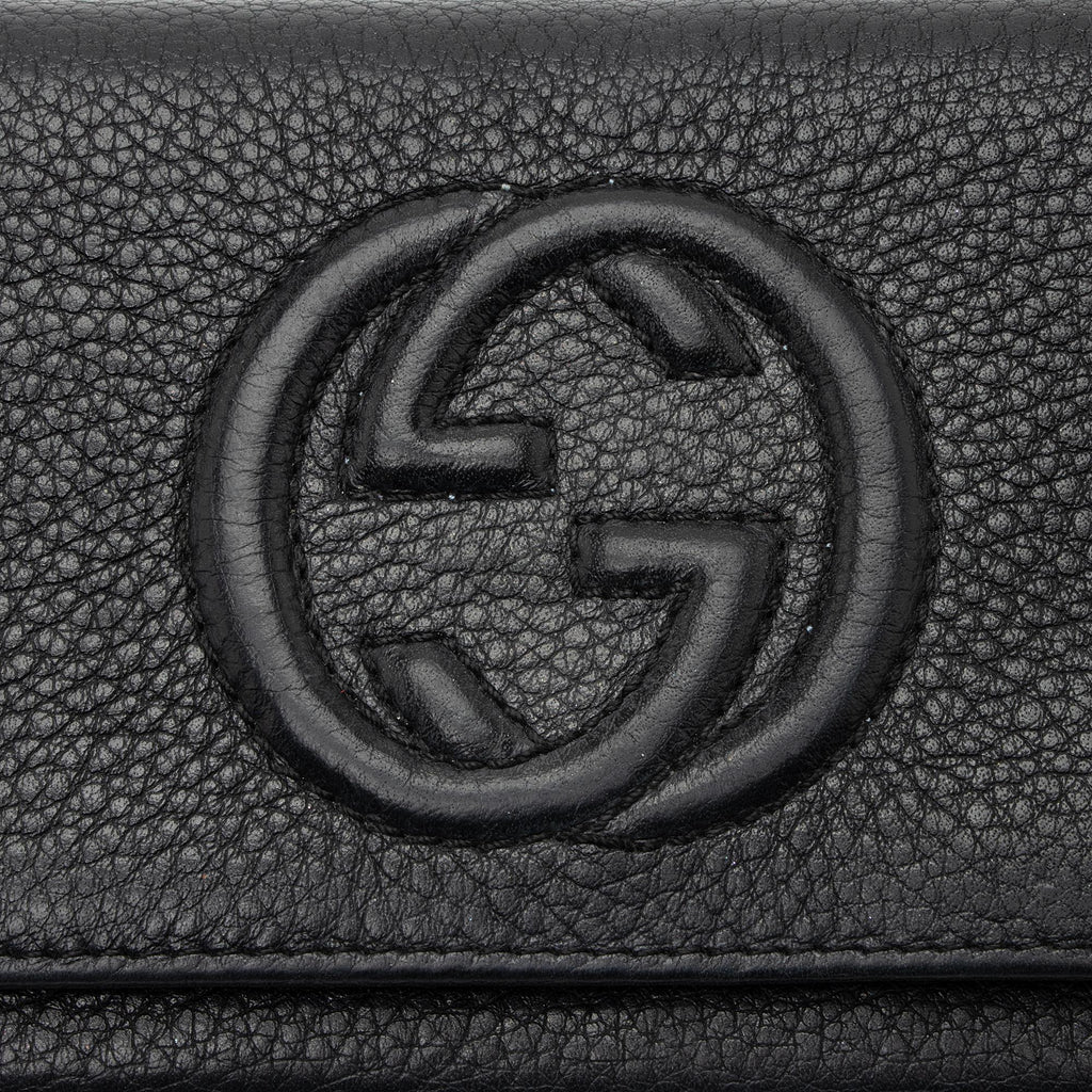 Gucci Leather Soho Continental Wallet - FINAL SALE (SHF-WW94IG)