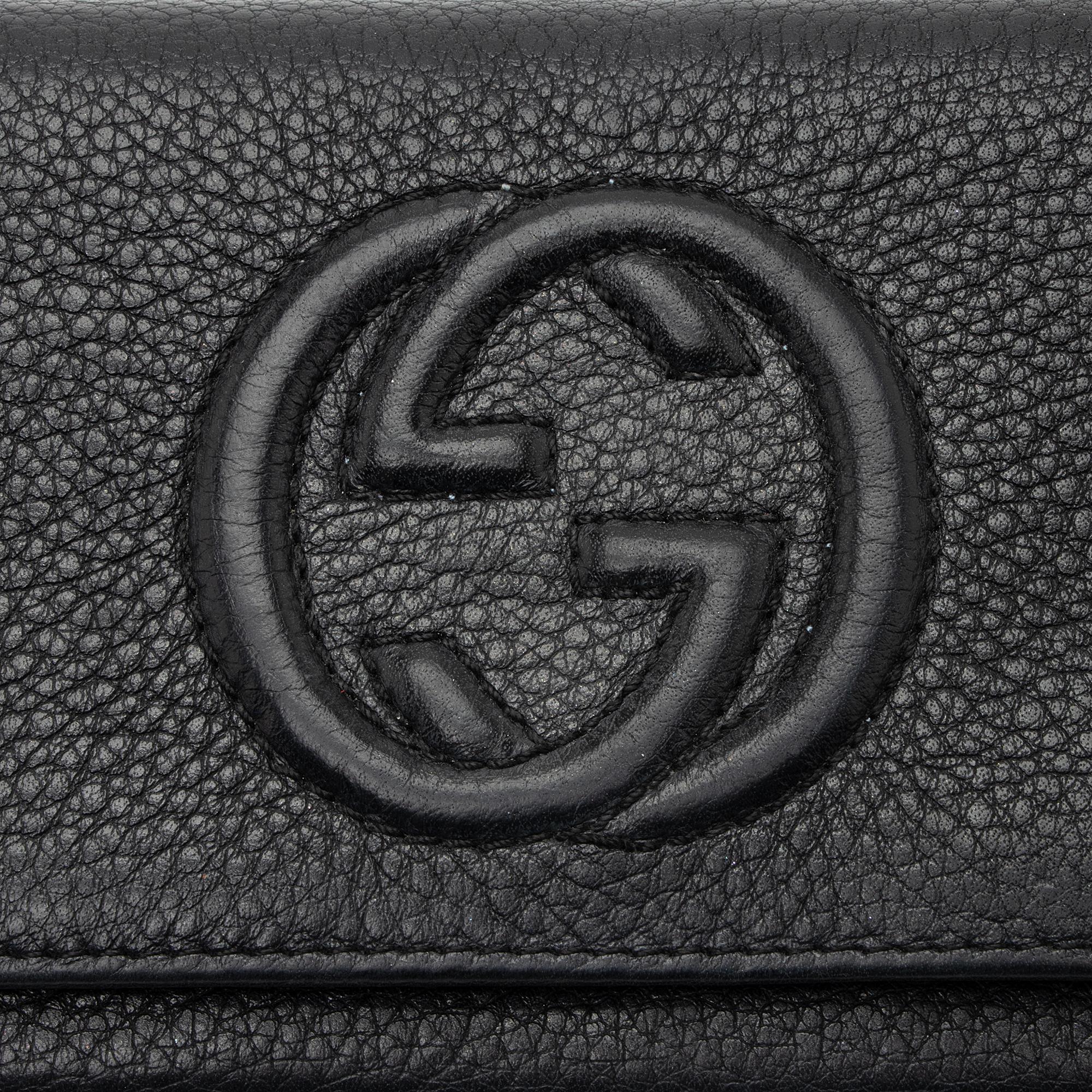 Gucci Leather Soho Continental Wallet - FINAL SALE (SHF-WW94IG)