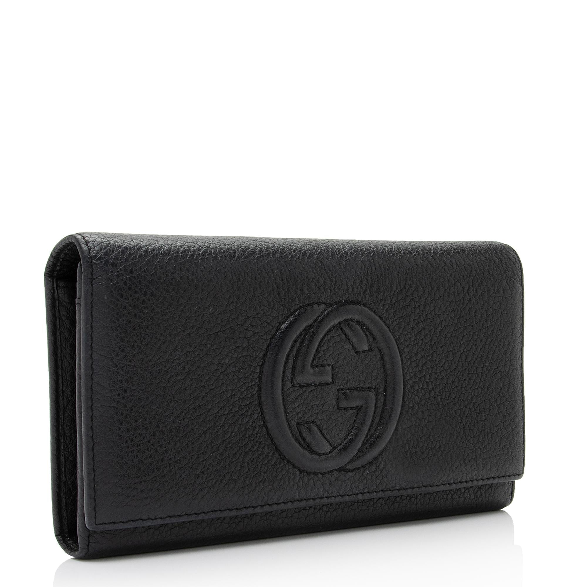 Gucci Leather Soho Continental Wallet - FINAL SALE (SHF-WW94IG)