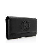 Gucci Leather Soho Continental Wallet (SHF-21799)