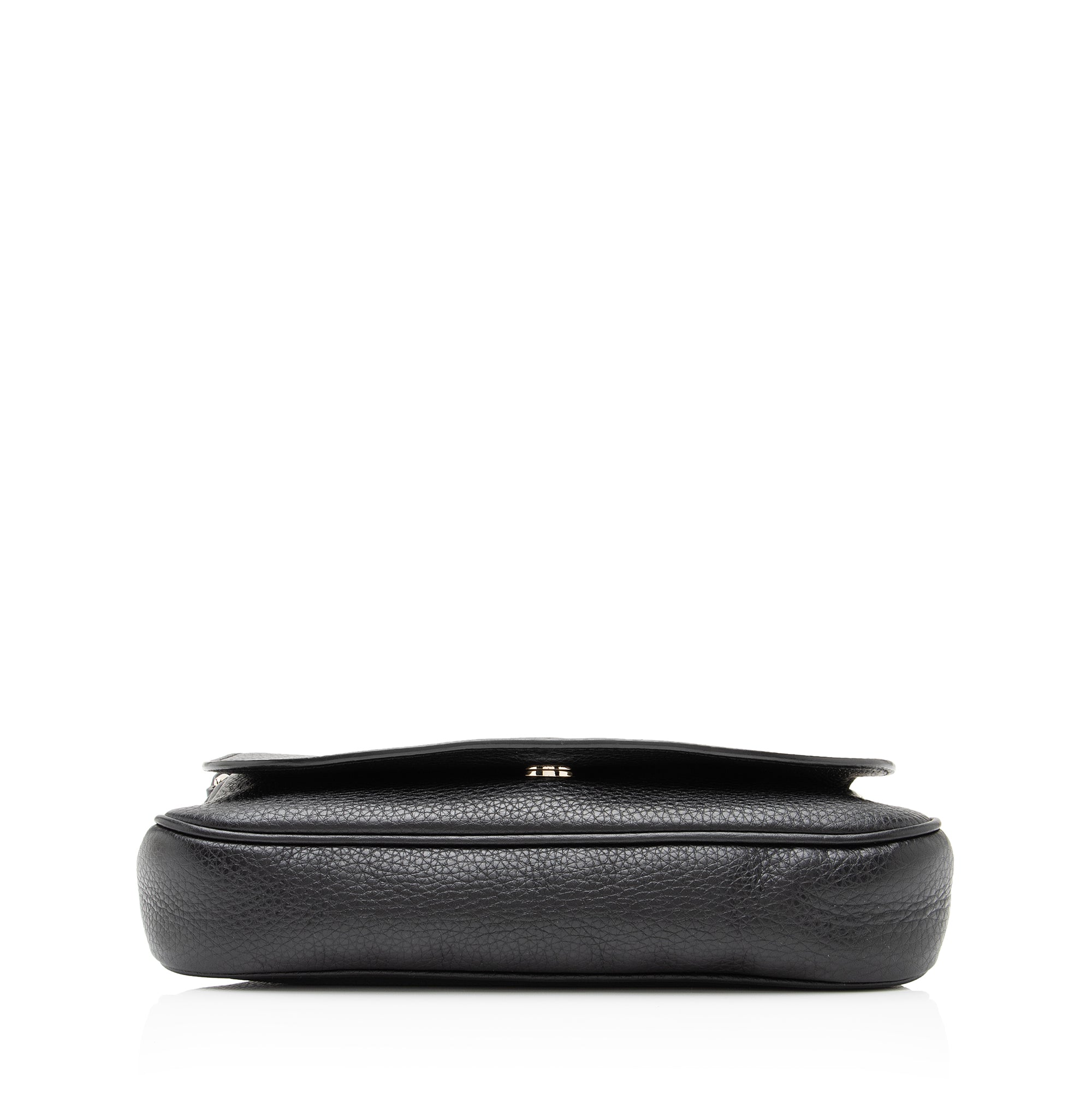 Gucci Leather Soho Flap Shoulder Bag (SHF-toSbyd)