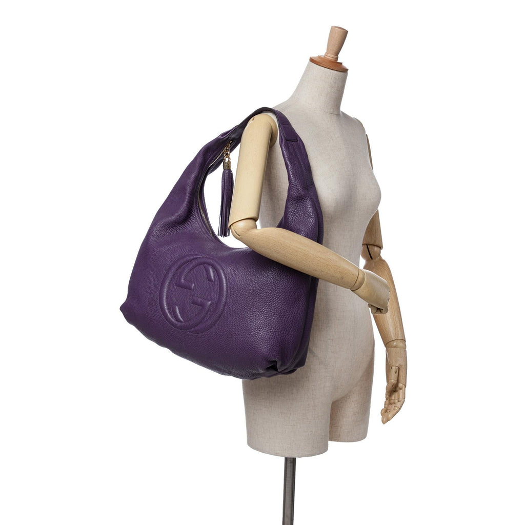 Gucci Leather Soho Hobo