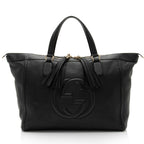 Gucci Leather Soho Large Zip Tote (SHF-3j2gH9)