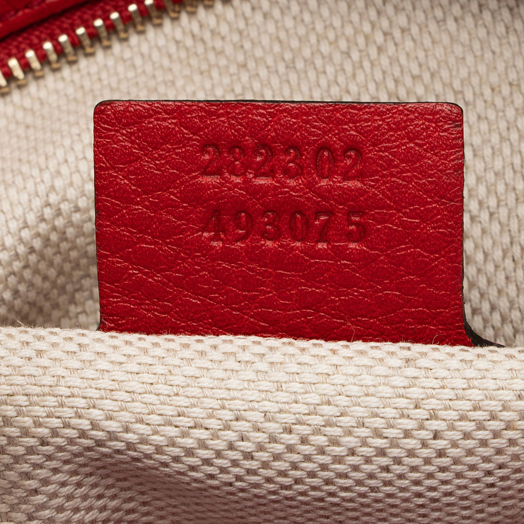 Gucci Leather Soho Medium Boston Bag (SHF-Xicyed)