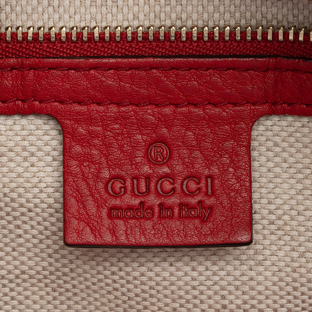 Gucci Leather Soho Medium Boston Bag (SHF-Xicyed)