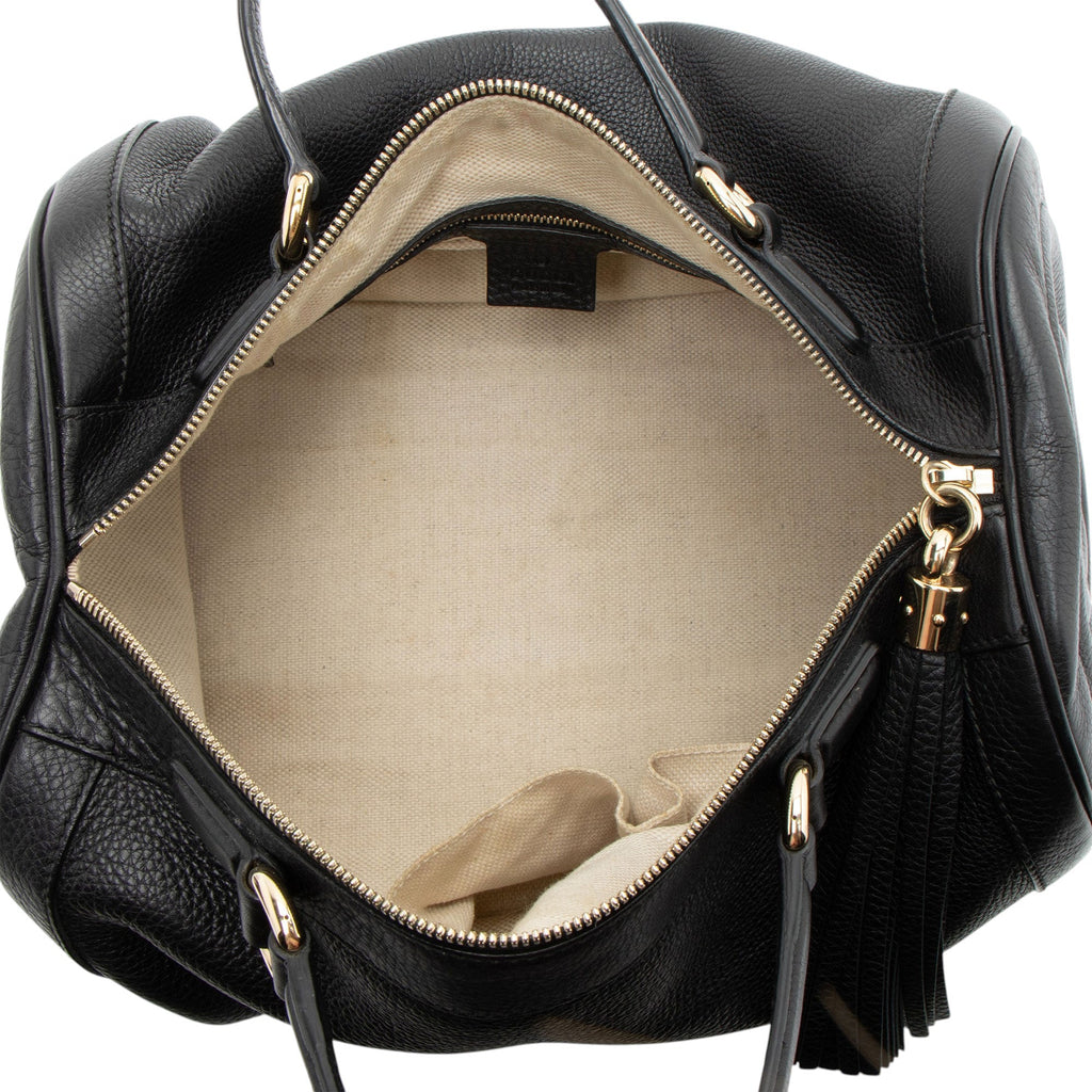 Gucci Leather Soho Medium Boston Bag