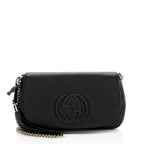 Gucci Leather Soho Medium Flap Bag (SHF-fYEFdJ)