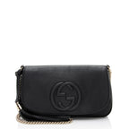 Gucci Leather Soho Medium Flap Bag