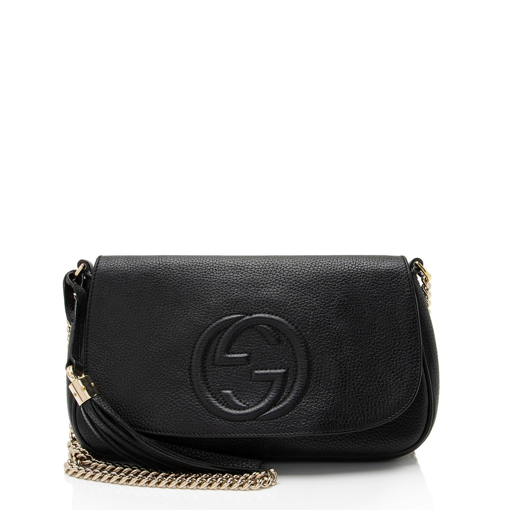 Gucci Leather Soho Medium Flap Bag