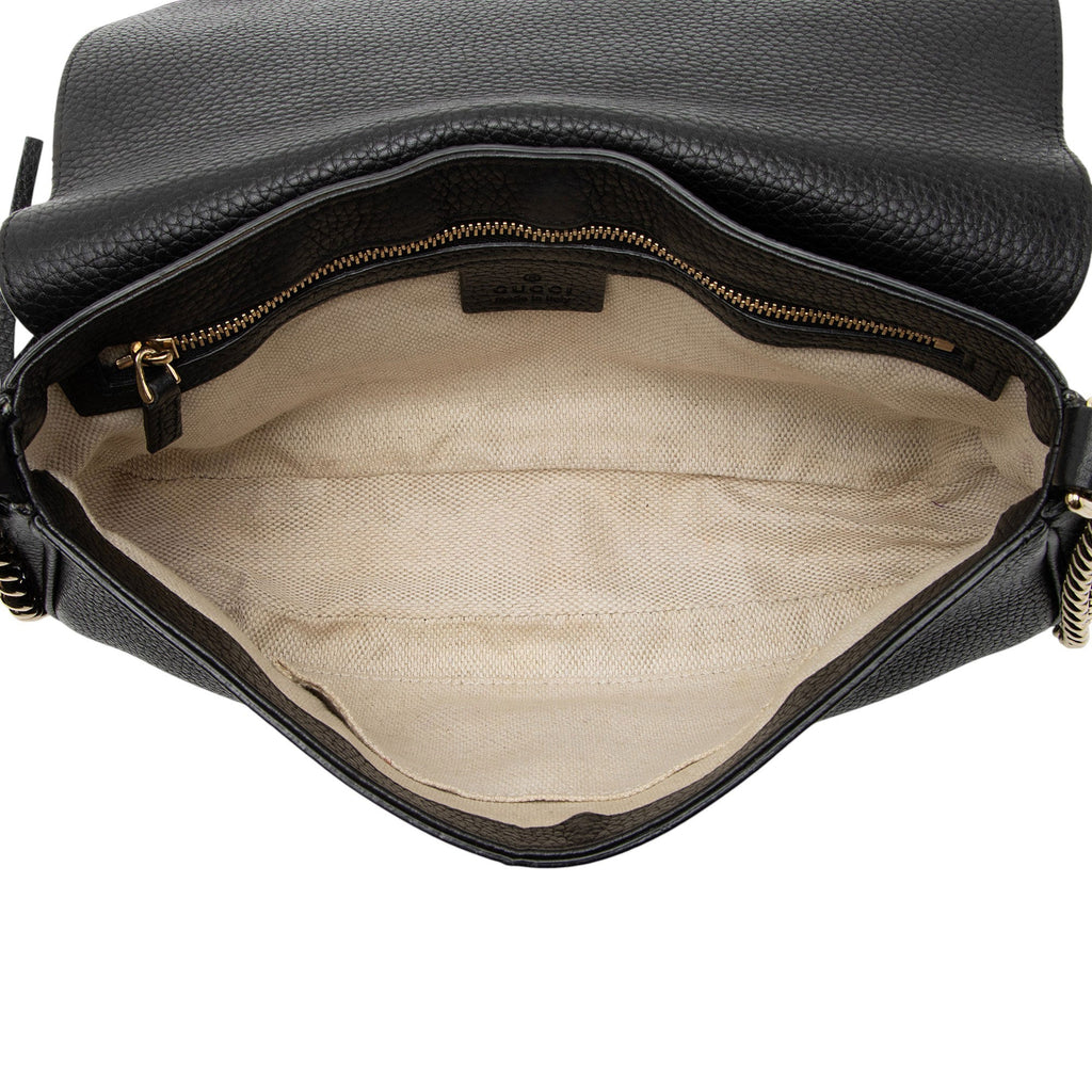 Gucci Leather Soho Medium Flap Bag
