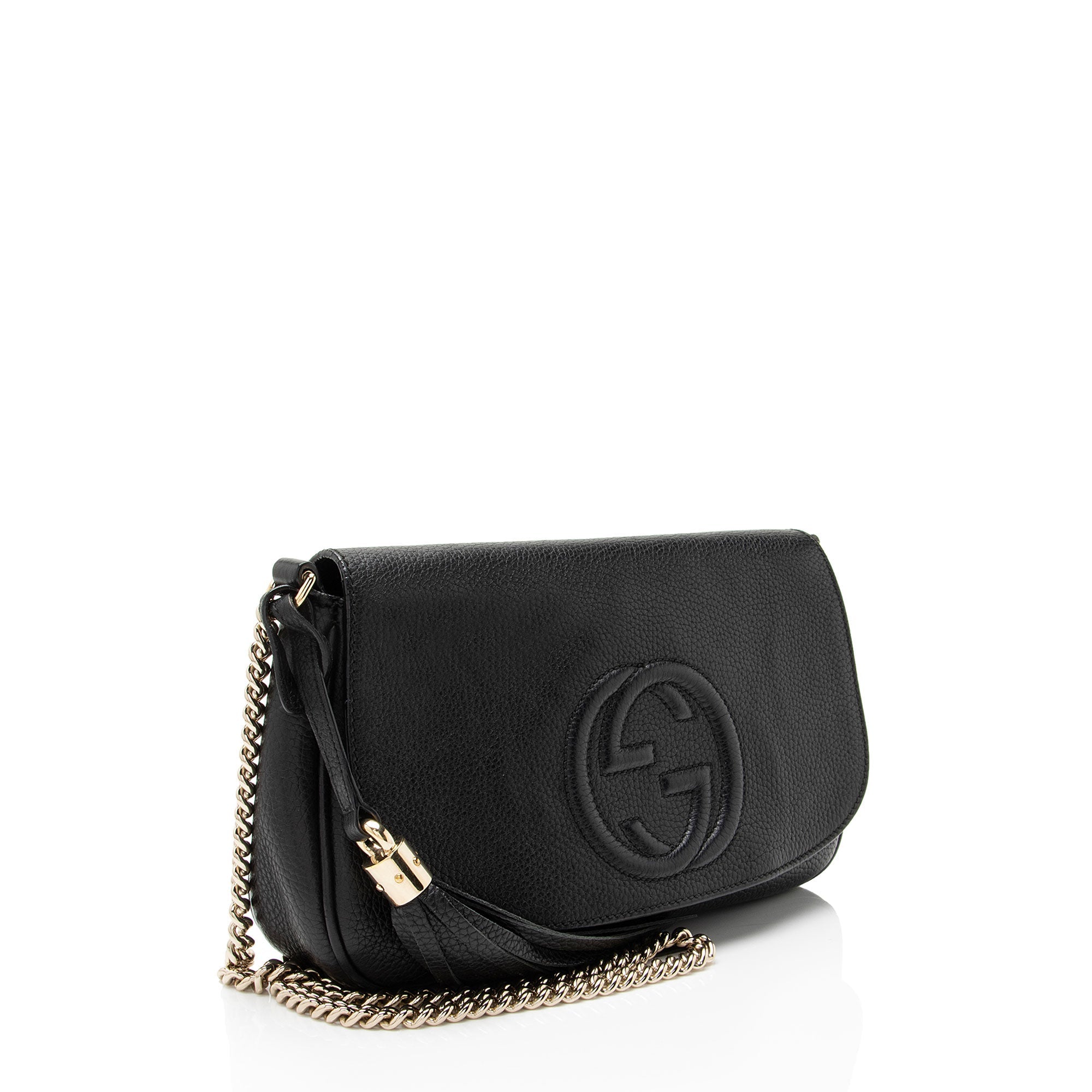 Gucci Leather Soho Medium Flap Bag