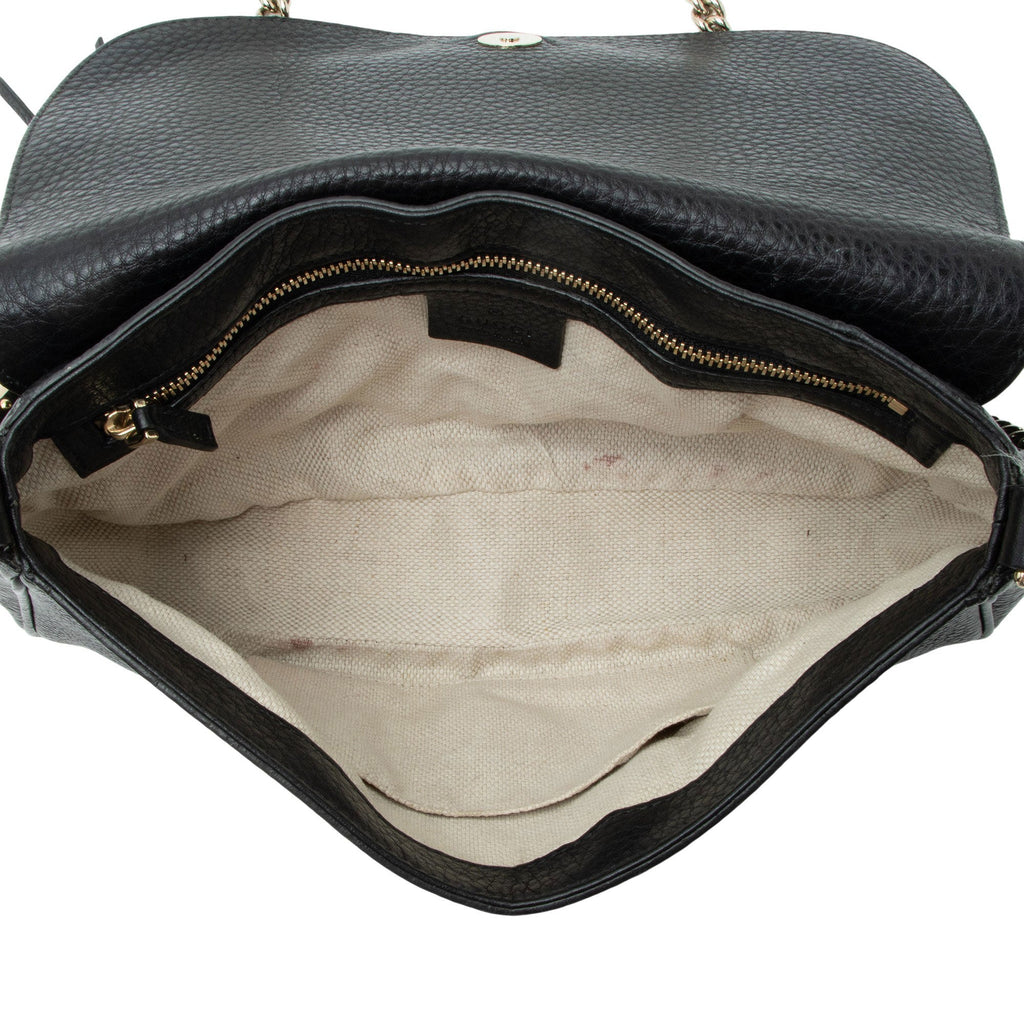 Gucci Leather Soho Medium Flap Bag