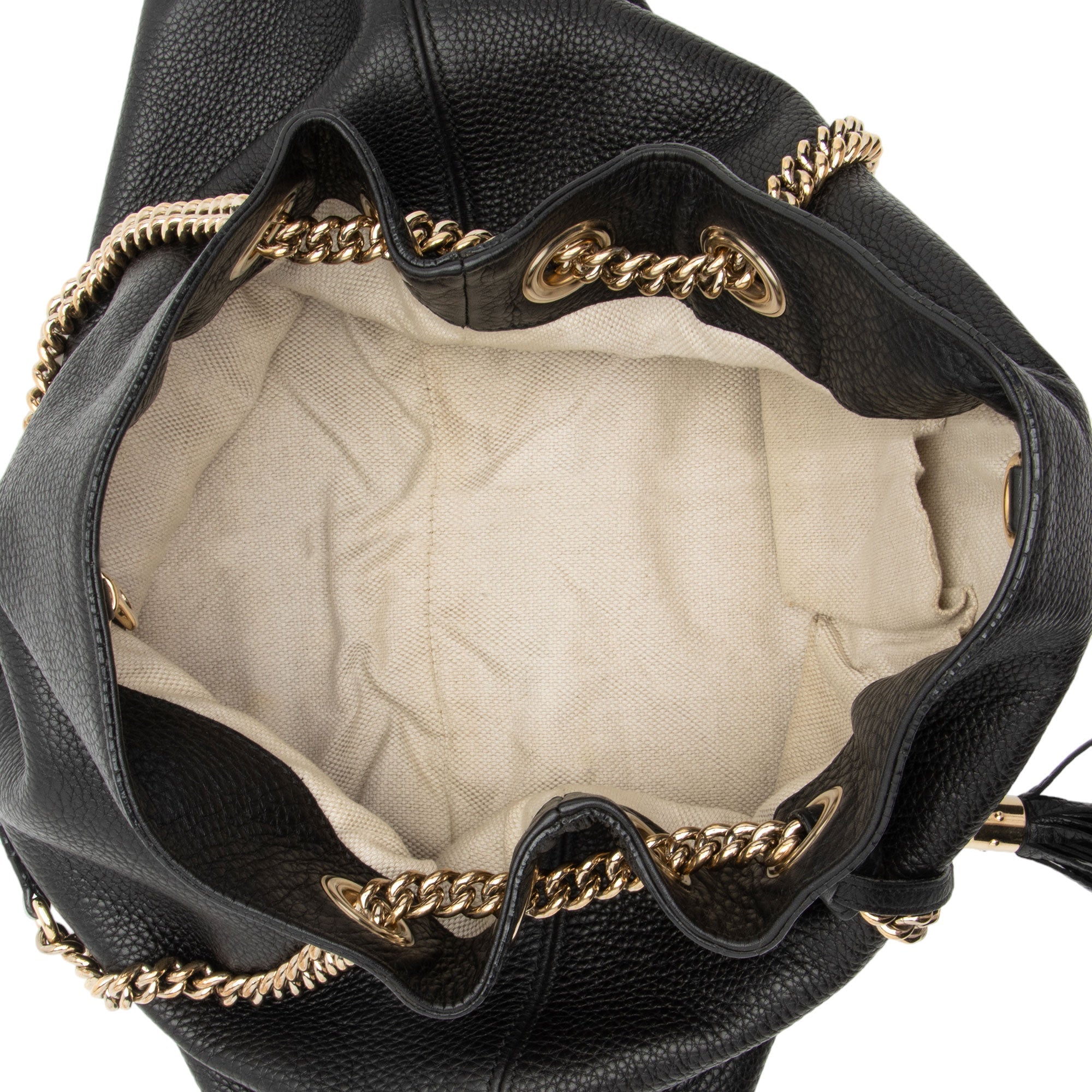 Gucci Leather Soho Medium Shoulder Bag (SHF-8jQb4S)